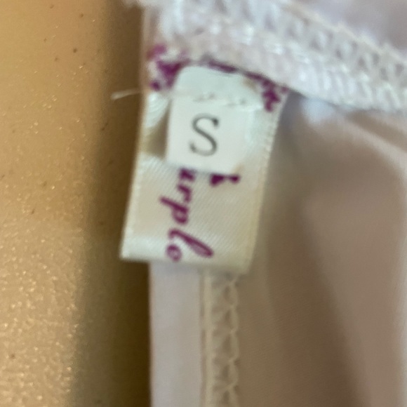 Purple Month Open Back Top - Picture 3 of 3